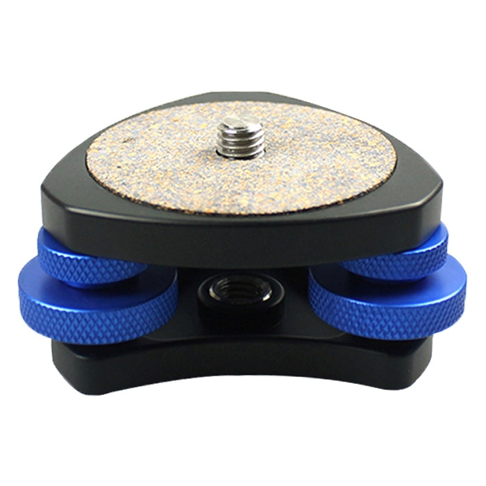 Precision Bubble Level Tripod Head Plate - 3/8" Screw Mount with 3 Adjustment Dials