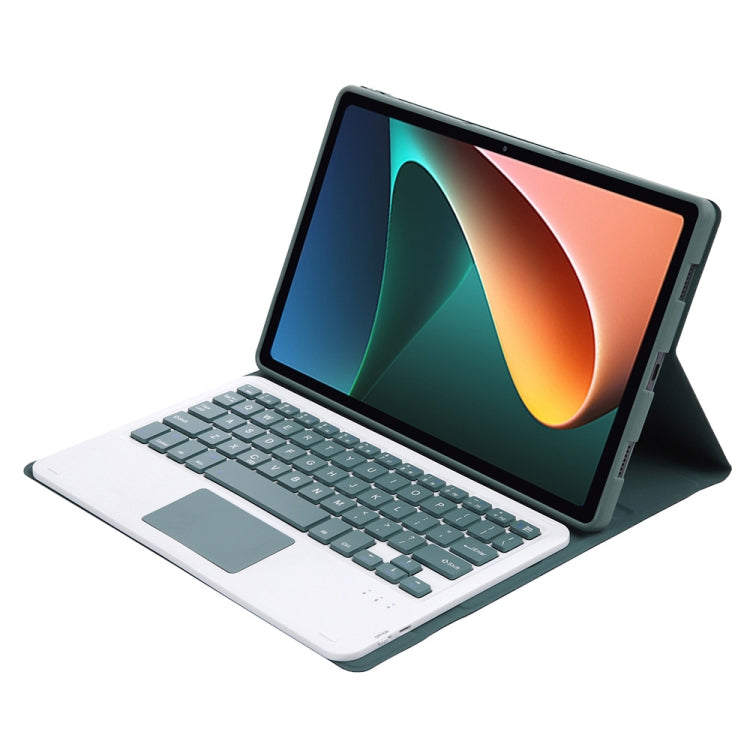 AN05-A Ultra-thin Detachable Lambskin Texture TPU Bluetooth Keyboard Leather Case with Holder & Touchpad For Xiaomi Pad 5 / 5 Pro