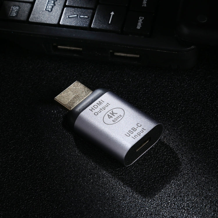 Type-C / USB-C Female to HDMI Male Aluminium Alloy Adapter, Type-C Female to HDMI Male