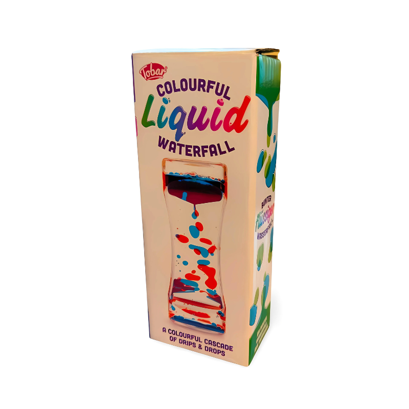Box of Tobar Colourful Liquid Waterfall on a white background