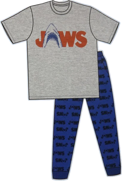 Jaws pyjamas teen/adult