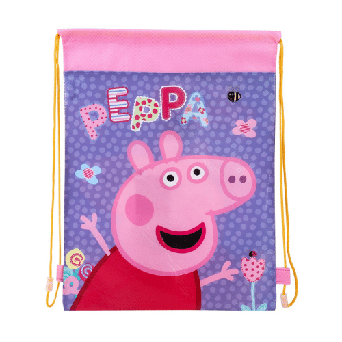 Peppa Pig Drawstring Bag – Kids’ School & Nursery PE Bag