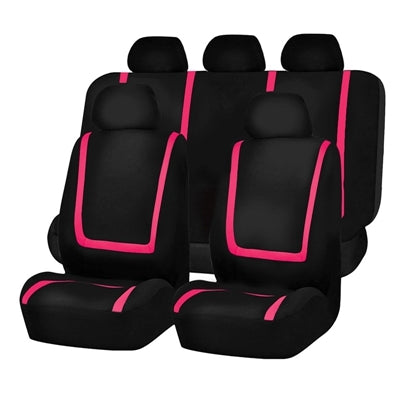 Universal Car Seat Cover Set - Polyester Fabric Automobile Seat Protector