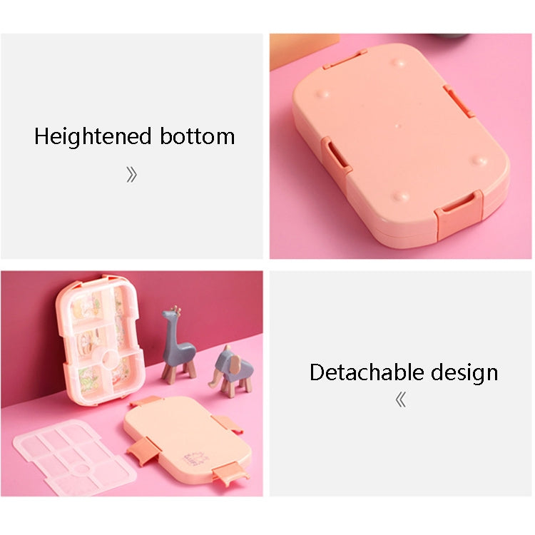 XINGCHENG XC-451 Microwave Student Lunch Box Plastic Compartment Portable Lunch Box