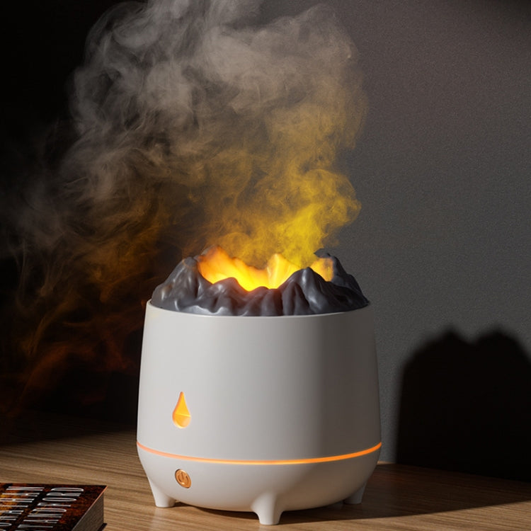 HS01 Flame Effect Humidifier with Aromatherapy & Night Light
