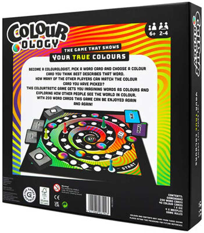 Colourology Board Game – Fun Family Party Game of Colour Matching