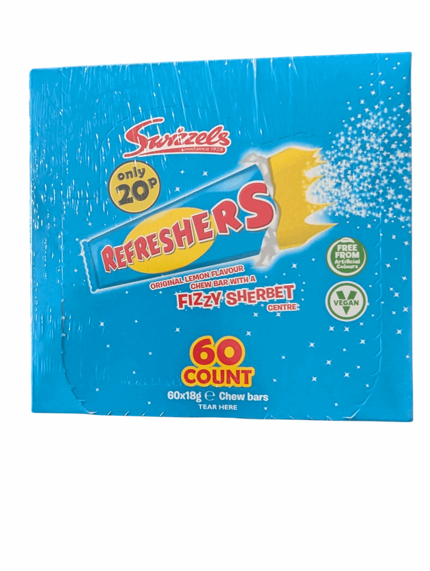 Swizzels Refreshers Chew Bars – Box of 60