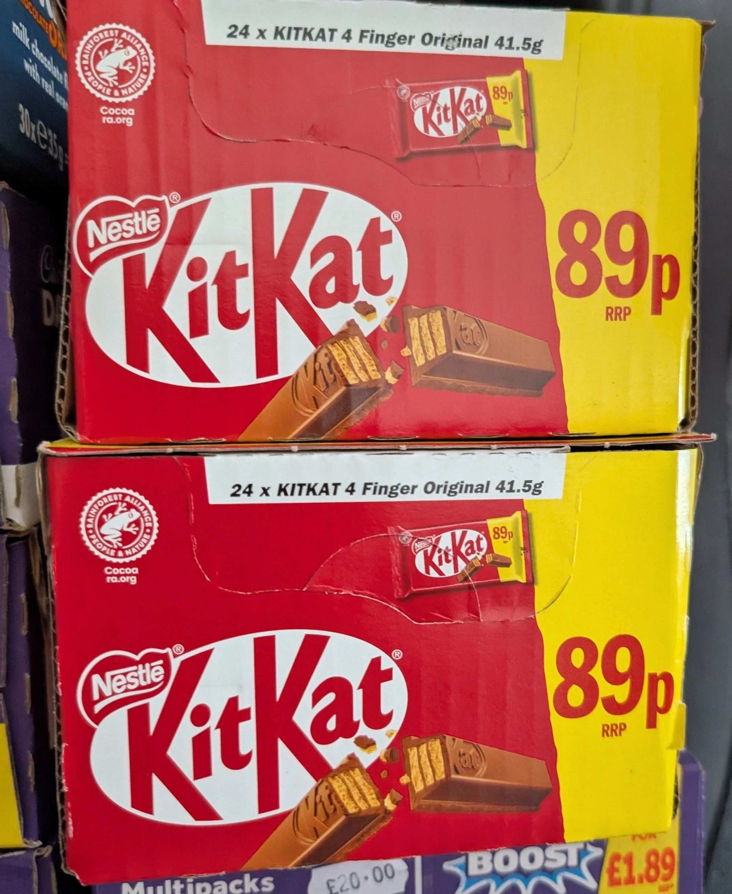 KitKat Chunky Bars – 24 x 42g Bars Ex store hartlepool
