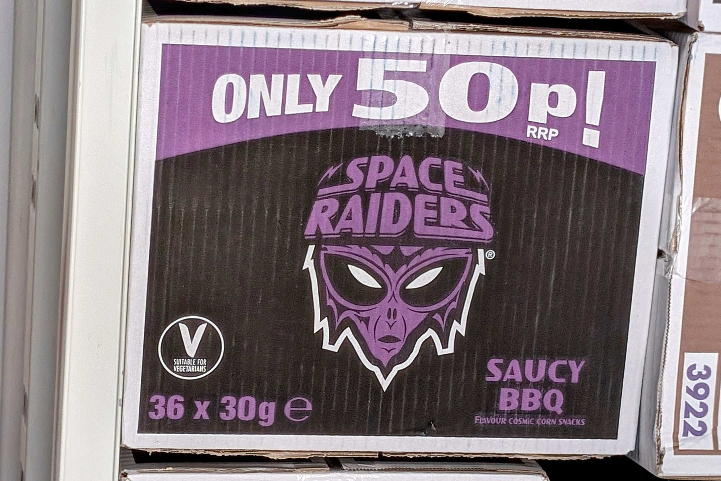 Space Raiders Corn Snacks – Box of 36
