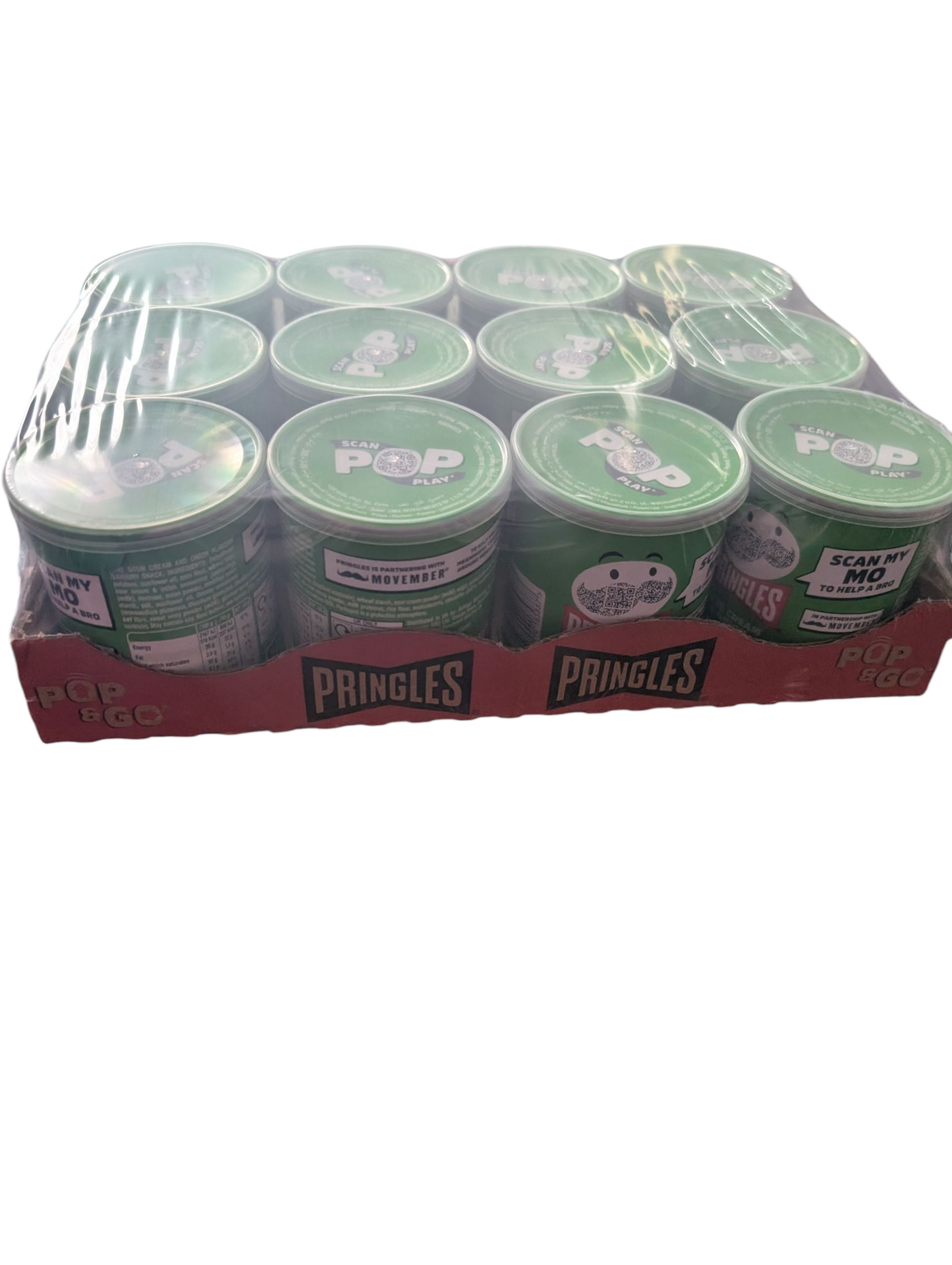 Pringles Pop & Go Mini Tubs – 12 Pack
