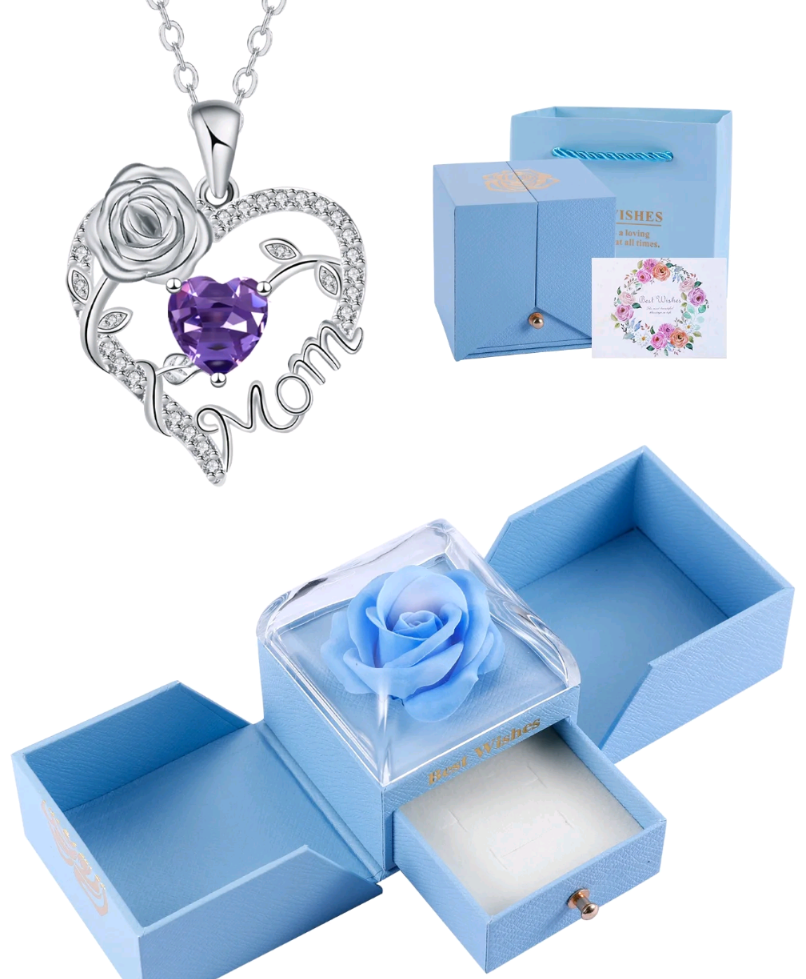 Gorgeous gift for your mum, rose necklace.
