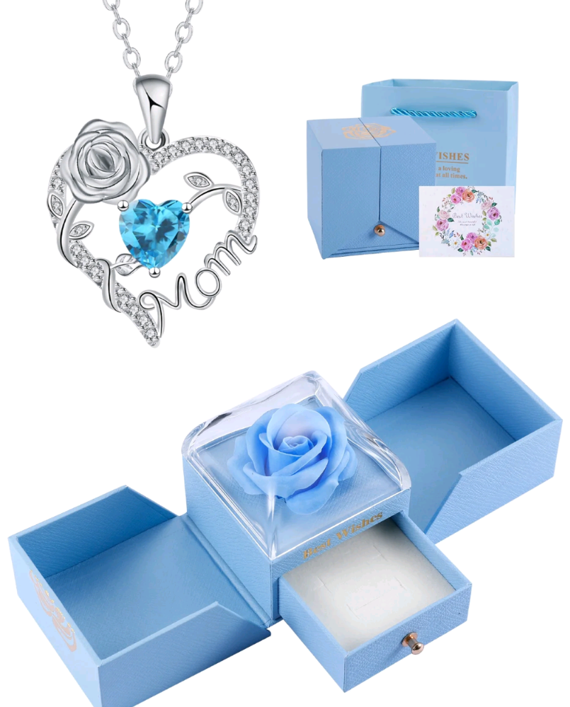 Gorgeous gift for your mum, rose necklace.