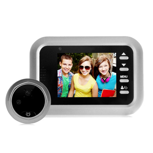 W8-S Smart Peephole Camera - 2.4" Screen 2.0MP Security Viewer with TF Card