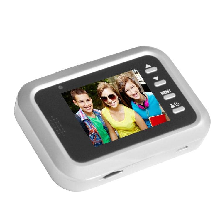 W8-S Smart Peephole Camera - 2.4" Screen 2.0MP Security Viewer with TF Card