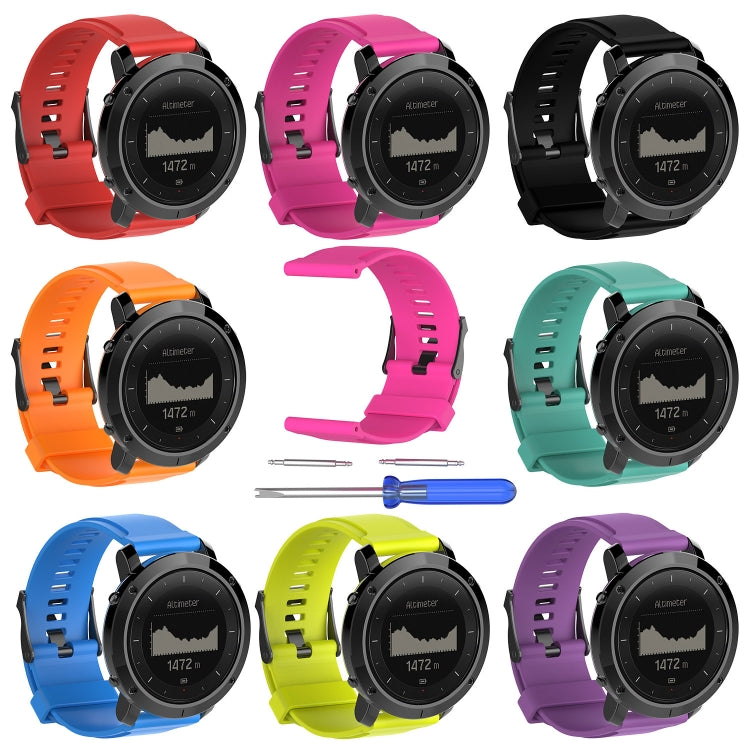 Silicone Watch Band for Suunto Traverse - Replacement Strap