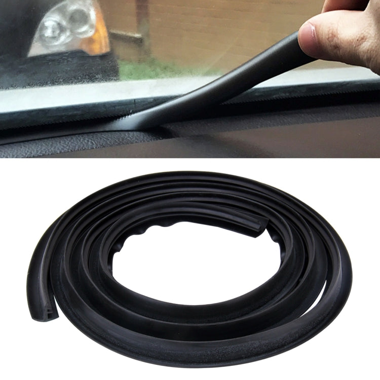 1.5m Car Dashboard Decorative Strip - Chrome Rubber Trim Seal