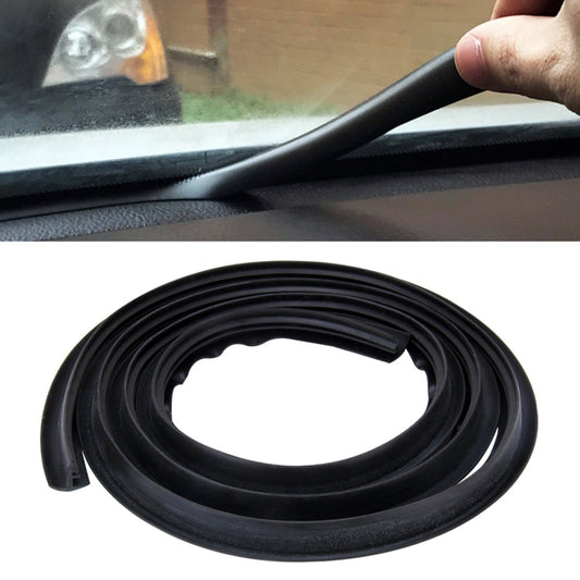 1.5m Car Dashboard Decorative Strip - Chrome Rubber Trim Seal