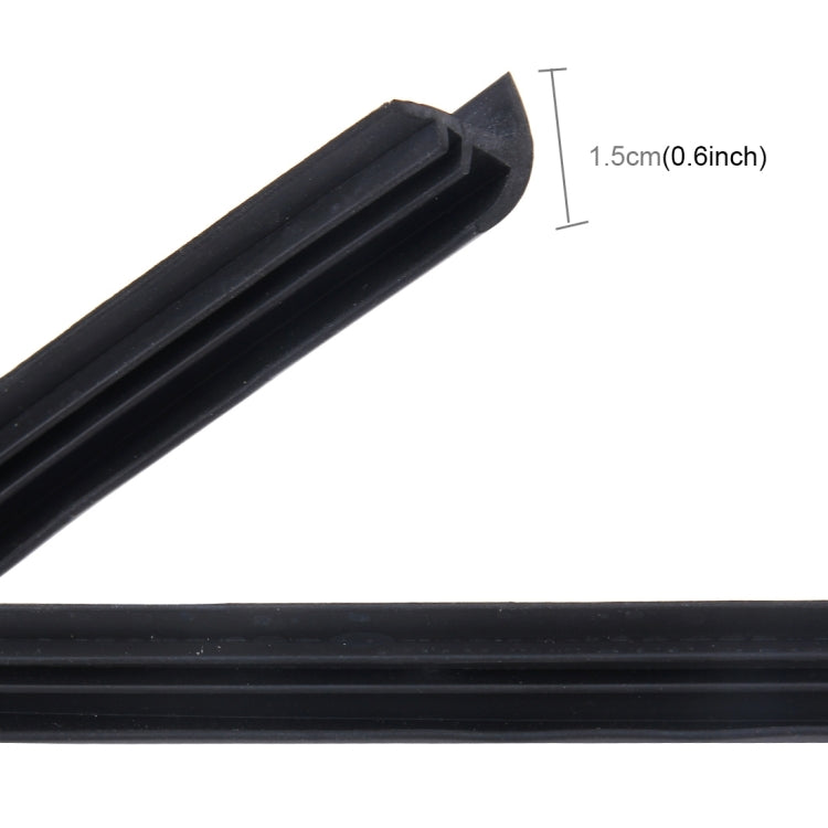 1.5m Car Dashboard Decorative Strip - Chrome Rubber Trim Seal