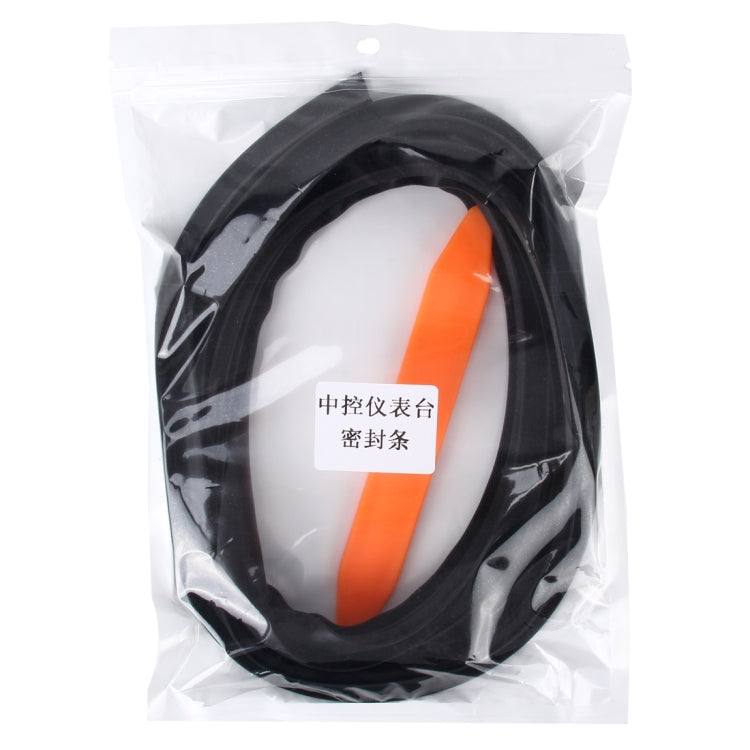 1.5m Car Dashboard Decorative Strip - Chrome Rubber Trim Seal