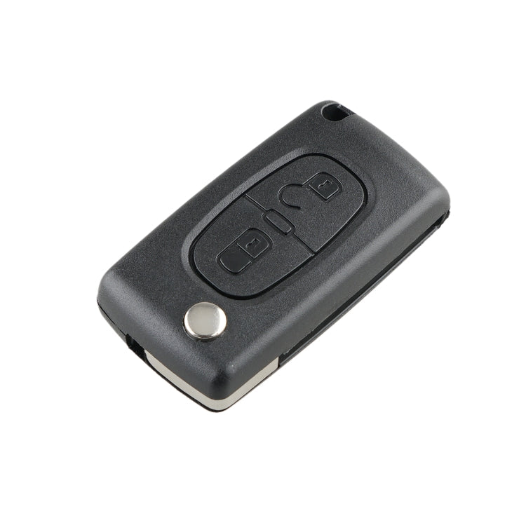 Peugeot 2 Button Remote Car Key Fob 433MHz - Uncut Blade with Chip & Battery