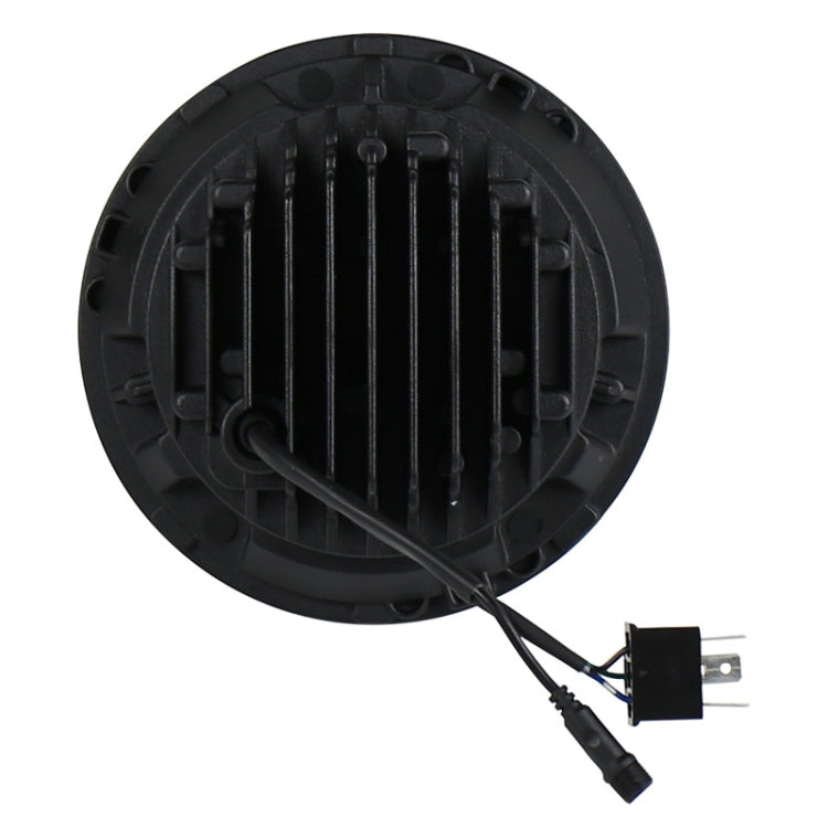 2PCS 7" 50W LED Headlights with Bluetooth APP Control – Jeep Wrangler / Harley – RGB DRL