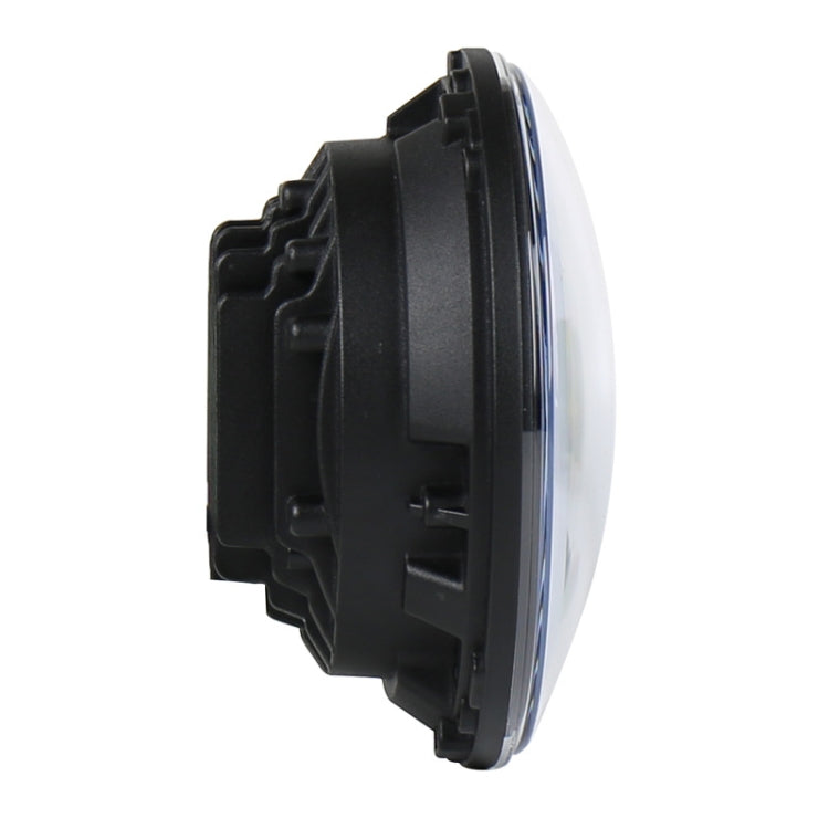 2PCS 7" 50W LED Headlights with Bluetooth APP Control – Jeep Wrangler / Harley – RGB DRL