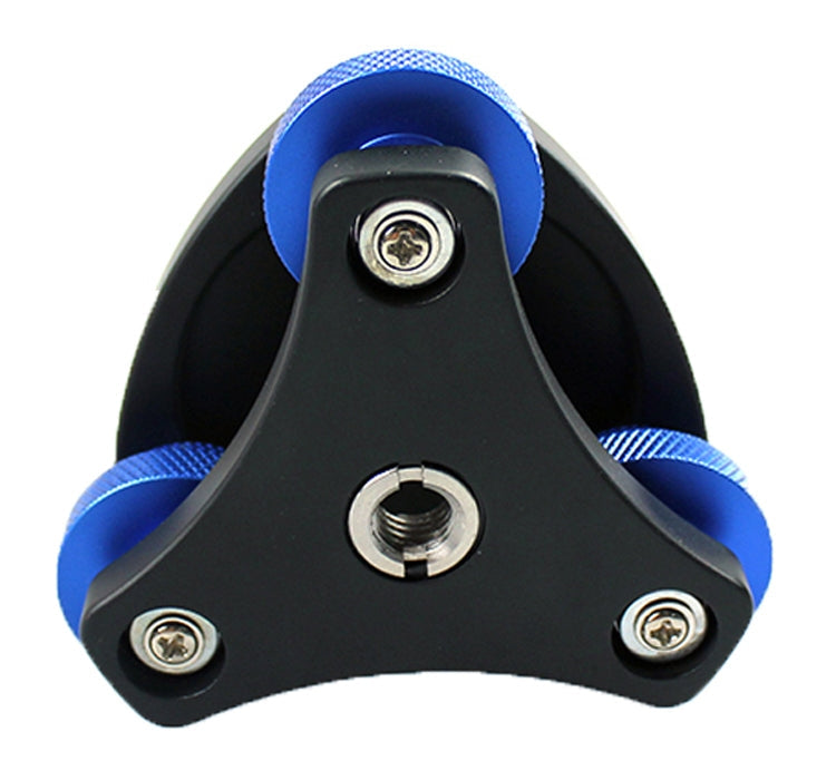 Precision Bubble Level Tripod Head Plate - 3/8" Screw Mount with 3 Adjustment Dials
