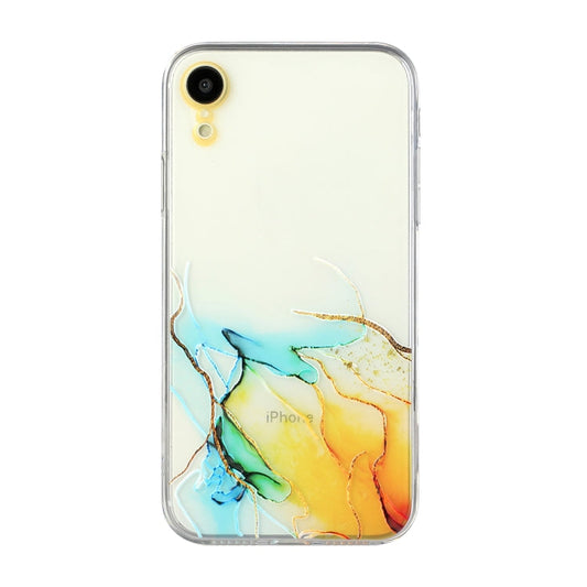 Marble Pattern TPU Case with Straight Edge - iPhone XR / XS Max