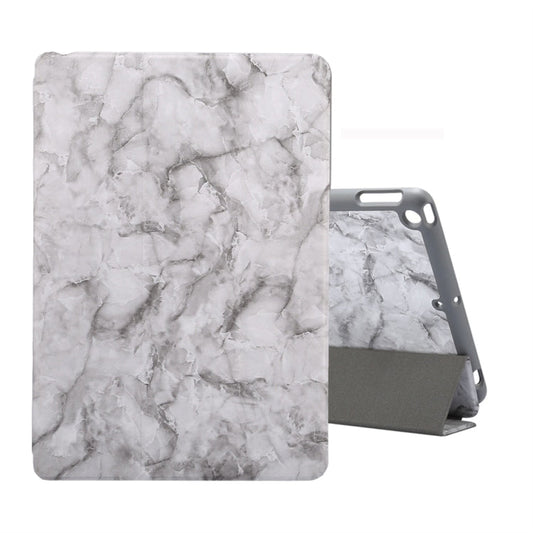 iPad 10.2 Marble Leather Case | Tri-Fold Stand with Pen Slot & Auto Sleep