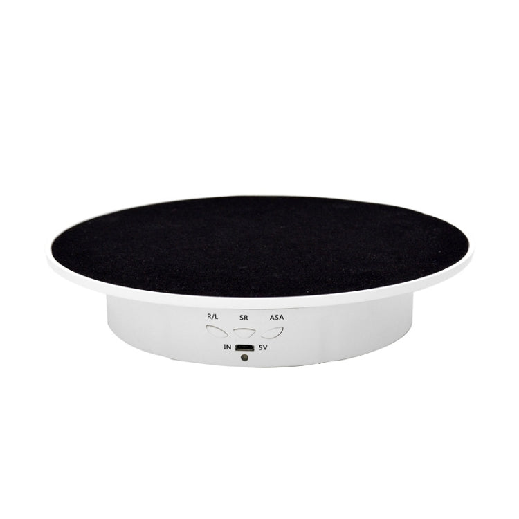 20cm USB Electric Rotating Turntable - Photography Display Stand (8kg Load)