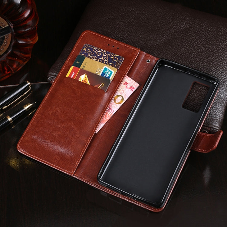idewei Crazy Horse Texture Horizontal Flip Leather Case with Holder & Card Slots & Wallet, For OPPO K9 5G, For OPPO Realme Narzo 30A, For OPPO Reno5 A Japanese Version