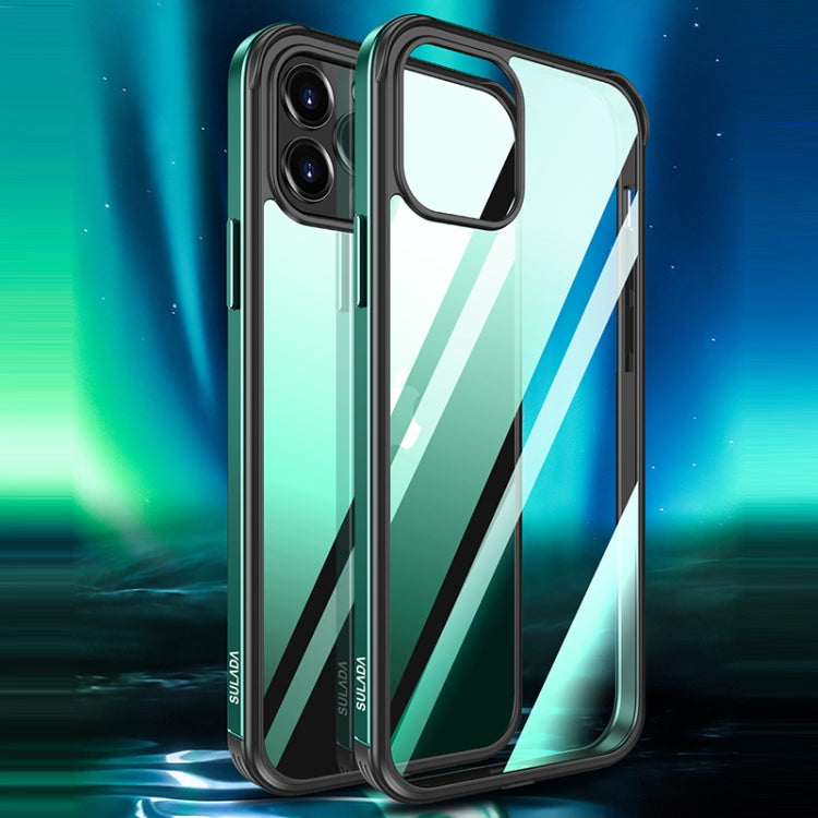 SULADA Premium iPhone Case - Aluminum Frame + Nano Glass + TPU Protection
