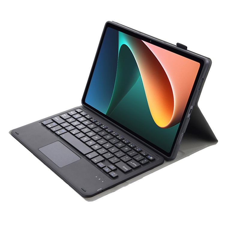 AN05-A Ultra-thin Detachable Lambskin Texture TPU Bluetooth Keyboard Leather Case with Holder & Touchpad For Xiaomi Pad 5 / 5 Pro