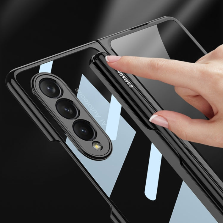Samsung Galaxy Z Fold3 5G Case with S Pen Slot - GKK Electroplated Glass Cover