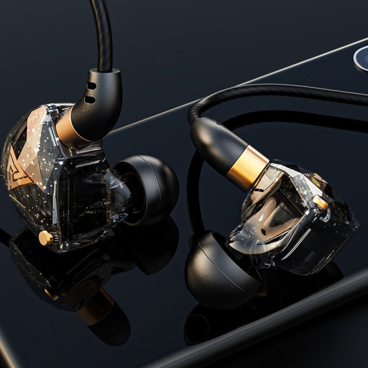 QKZ SK8 Sports Earphones - HiFi In-Ear Headphones with Mic & Dynamic Sound