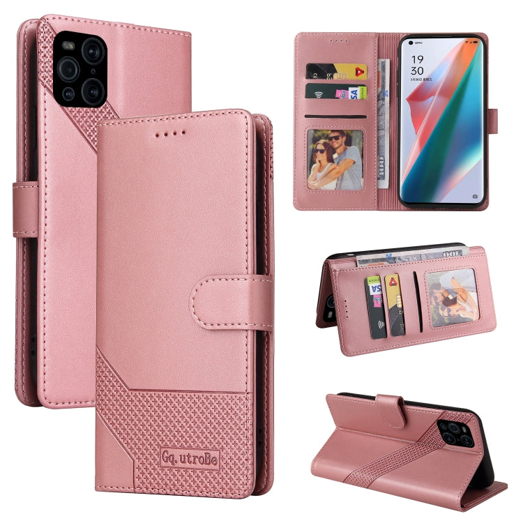 GQUTROBE Skin Feel Magnetic Leather Phone Case, For OPPO Find X3 Pro, For OPPO A7 2018, For OPPO A15 4G, For OPPO A52
