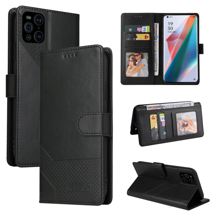GQUTROBE Skin Feel Magnetic Leather Phone Case, For OPPO Find X3 Pro, For OPPO A7 2018, For OPPO A15 4G, For OPPO A52