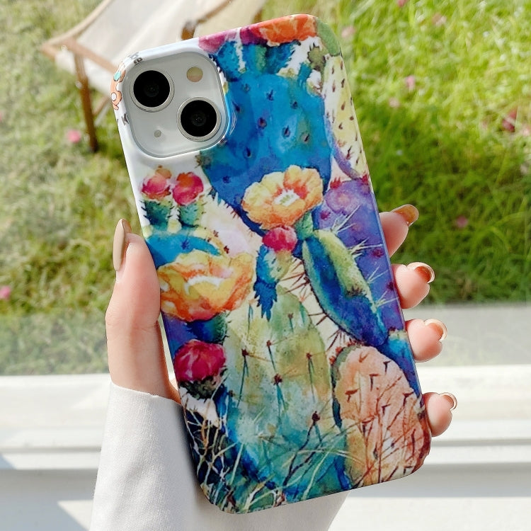 Glossy Water Stick PC Phone Case for iPhone 14 / 14 Plus / 14 Pro - Hard Shell