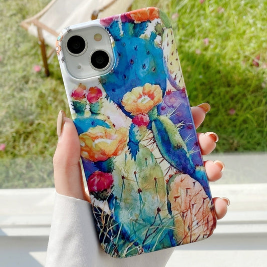 Glossy Water Stick PC Phone Case for iPhone 14 / 14 Plus / 14 Pro - Hard Shell