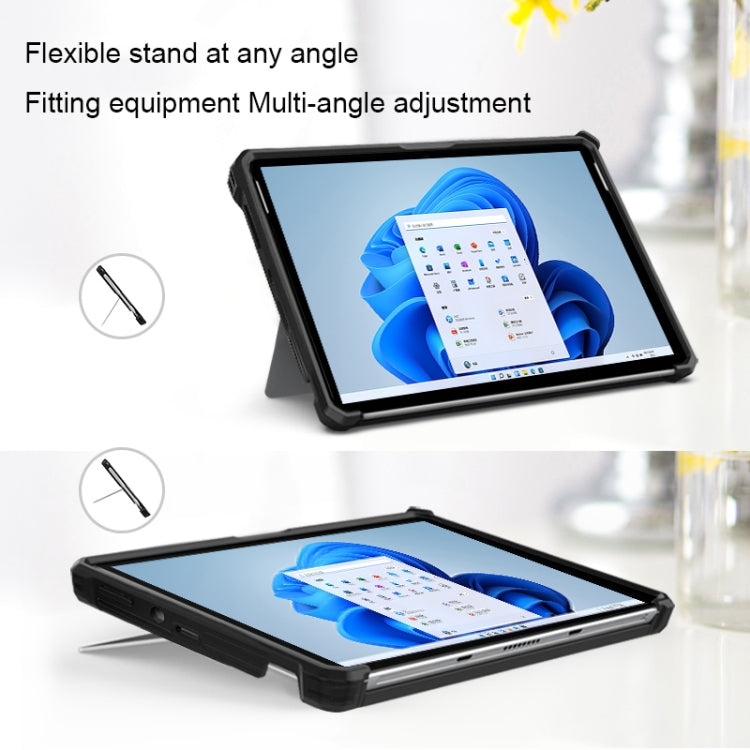 Striped Hollow Tablet Case with Holder Cover