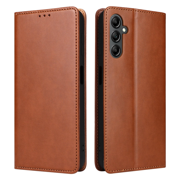 Fierre Shann PU Leather Phone Case - Samsung Galaxy A14 5G / A23 / A34 5G