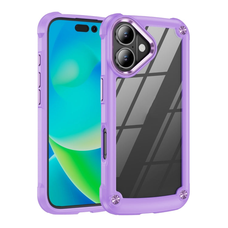 TPU + PC Phone Case with Camera Lens Protection - Hybrid Cover