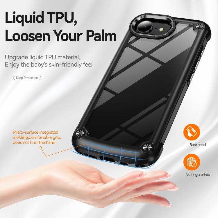 TPU + PC Phone Case with Camera Lens Protection - Hybrid Cover
