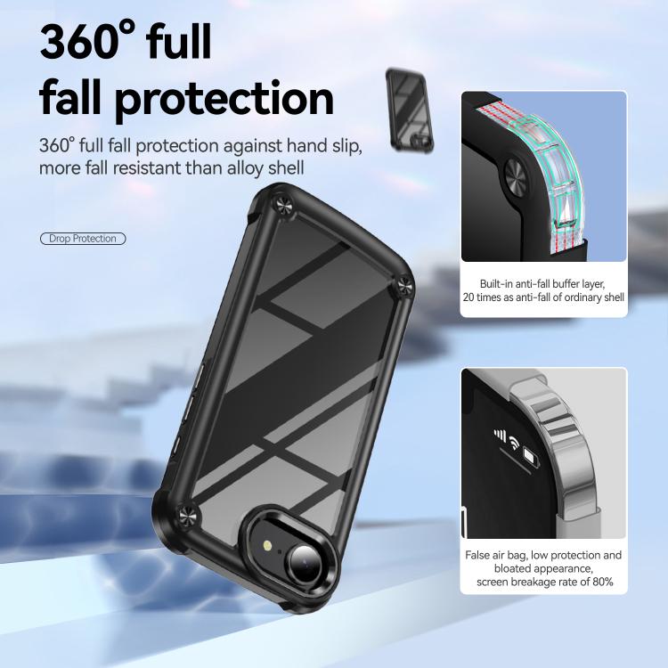 TPU + PC Phone Case with Camera Lens Protection - Hybrid Cover