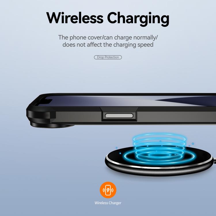 TPU + PC Phone Case with Camera Lens Protection - Hybrid Cover