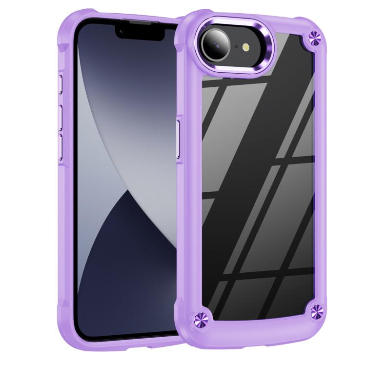 TPU + PC Phone Case with Camera Lens Protection - Hybrid Cover