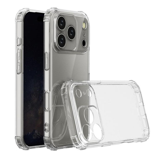 Four-Corner Shockproof Clear TPU Phone Case - Ultra-Thin Transparent Protection for iphone