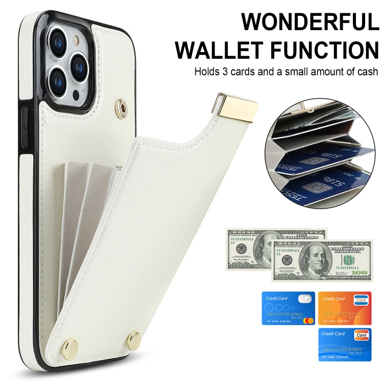 iPhone Metal Buckle Card Holder Case - Wallet Phone Case with Slots