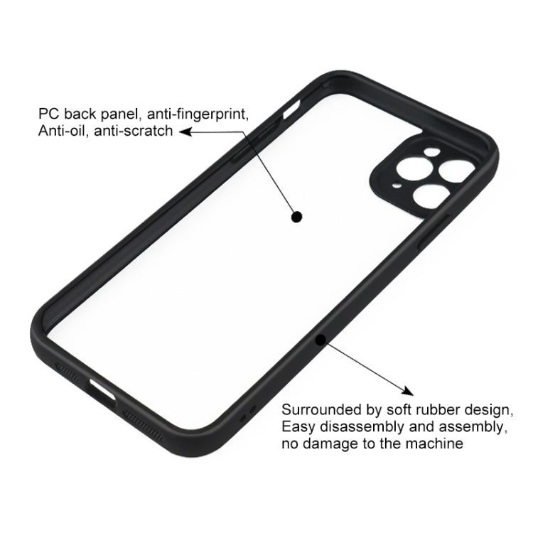 Frosted TPU + Transparent PC Phone Case iPhone 11pro