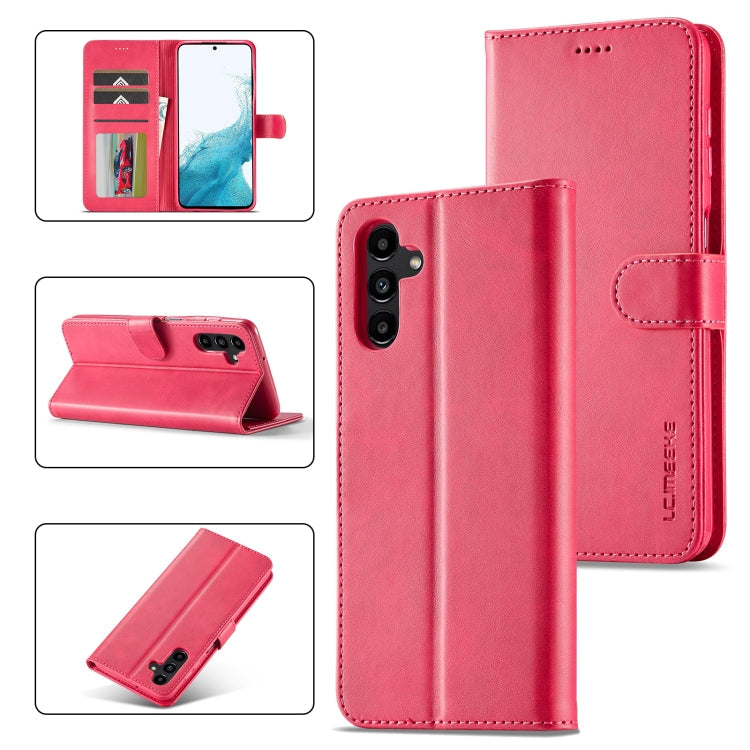 LC.IMEEKE Calf Texture Leather Phone Case, For Samsung Galaxy S23 FE 5G, For Samsung Galaxy A55 5G, For Samsung Galaxy A05, For Samsung Galaxy A05S